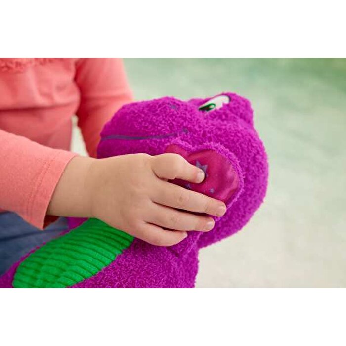 Fisher Price Barney Duyusal Peluş 30 Cm