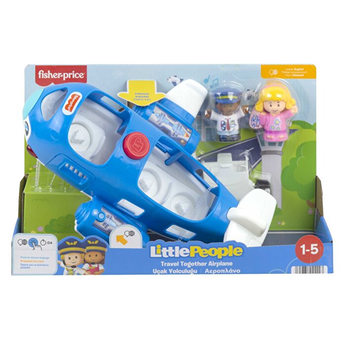 Fisher Price Little People Uçak Yolculuğu HDJ23