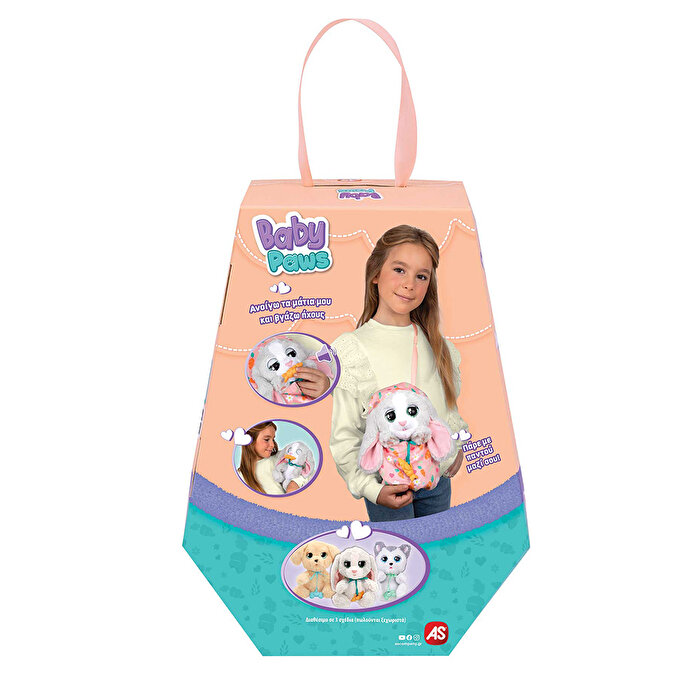 Baby Paws Sesli Tavşan 20 Cm Peluş W2-927124