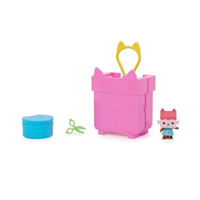 Gabby Dollhouse Klipsli Mini Oyun Seti Baby Box Cat