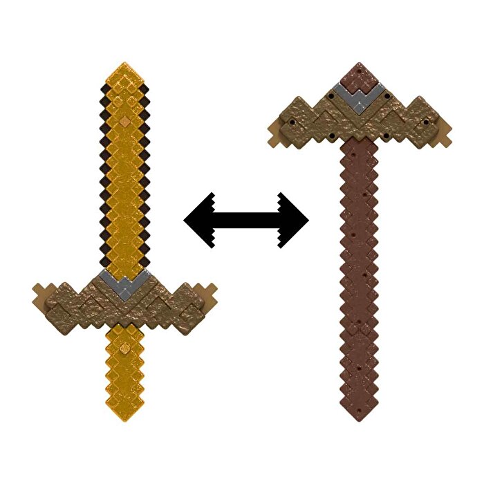 Minecraft 2'si 1 Arada Kılıç ve Kazma JKC15
