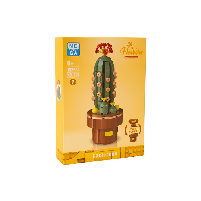 Mega Bitki Çiçekleri Kaktüs 192 Parça