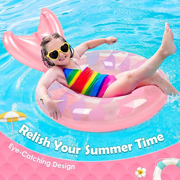 Bestway Kuyruklu Balık Simit Pembe