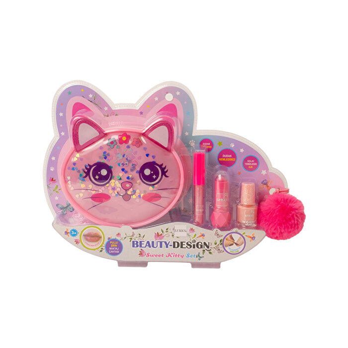 Lukky Kedili Makyaj Çanta Seti