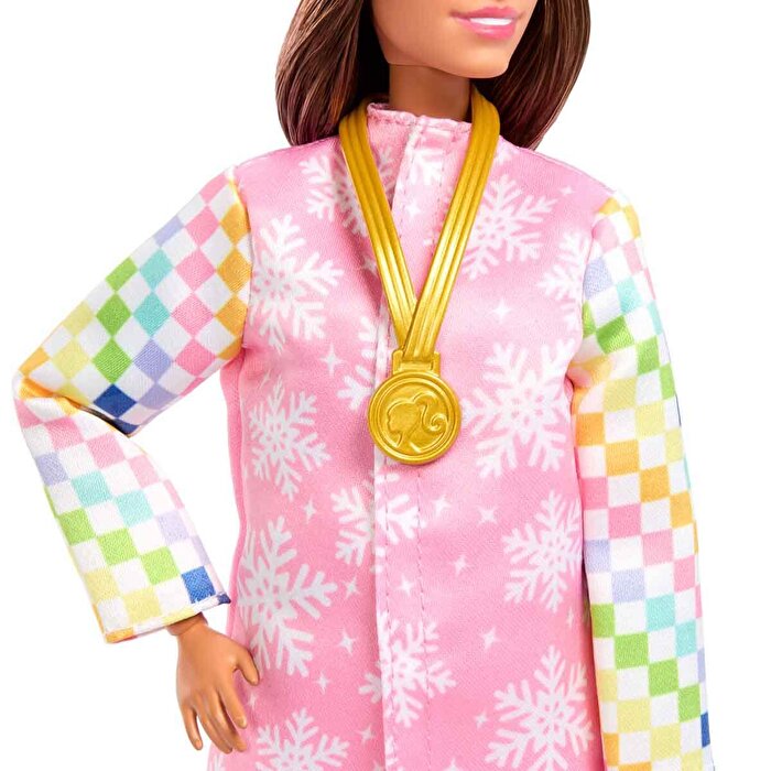 Barbie Kariyer Bebeği Snowboard Sporcusu Bebek JKF78