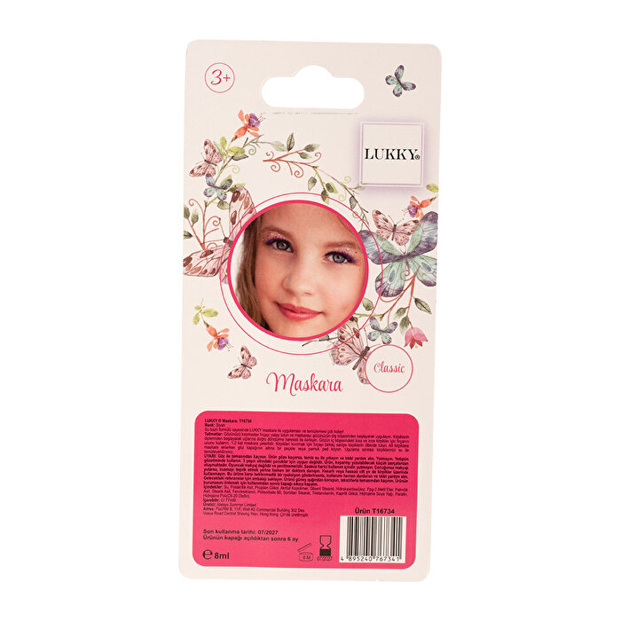 Lukky Silikon Fırçalı Siyah Maskara