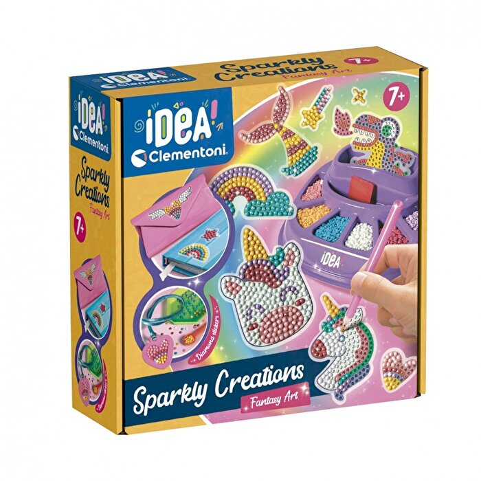 Clementoni Idea Işıltılı Tasarım Seti Fantastik Sanat Seti