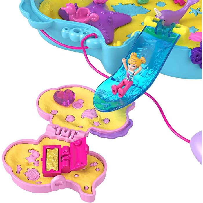 Polly Pocket Çanta Olabilen Micro Oyun Setleri Seahorse Purse HPW03