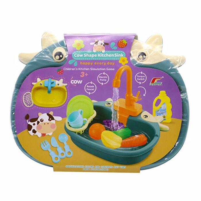 Mutfak Lavabosu İnek Şekilli 16 Parça