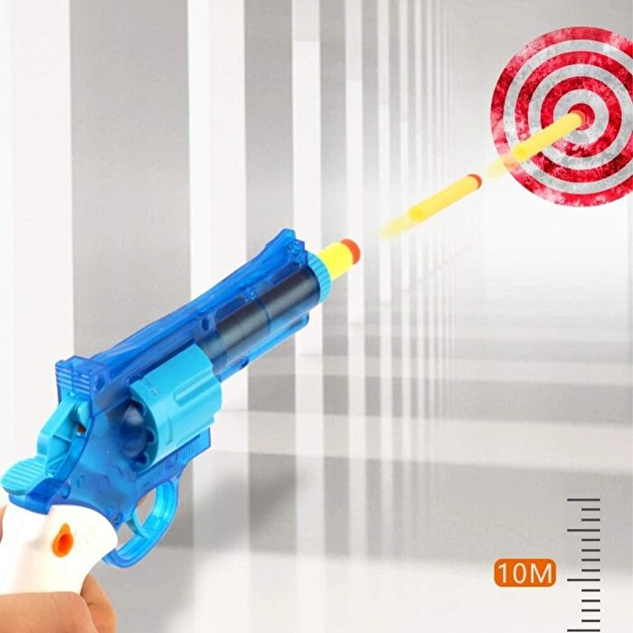 2'si 1 Arada Dart Atan Revolver Su Tabancası