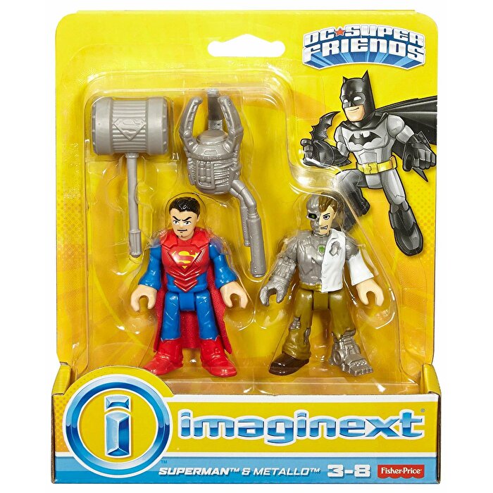 Imaginext DC Super Friends Figürler Superman ve Metallo DFX91
