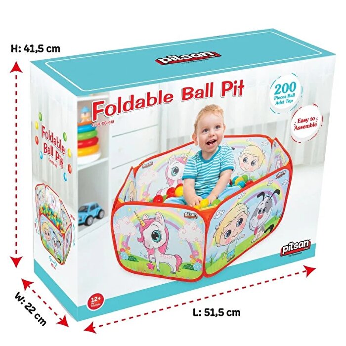 Pilsan Katlanabilir Top Havuzu ve 200 Adet Top