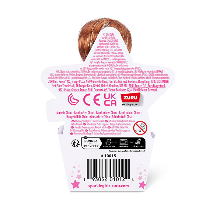 Sparkle Girlz Prenses Cupcake 12 Cm Kızıl Saçlı