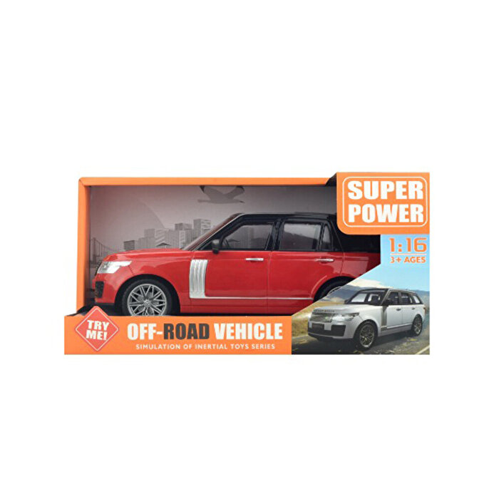 1:16 Range Rover Kırmızı Arazi Aracı