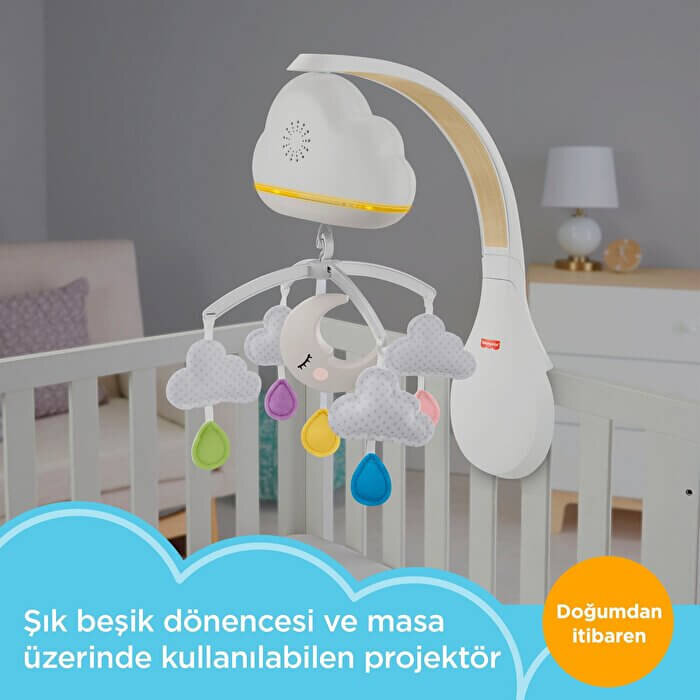 Fisher Price Mutlu Bulutlar Dönence ve Uyku Arkadaşı GRP99