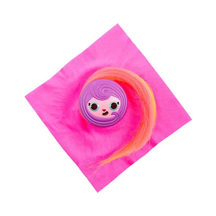 Pop Pop Sürpriz Saçlar 3'ü 1 Arada Mor Saçlı Pembe Kurdelalı