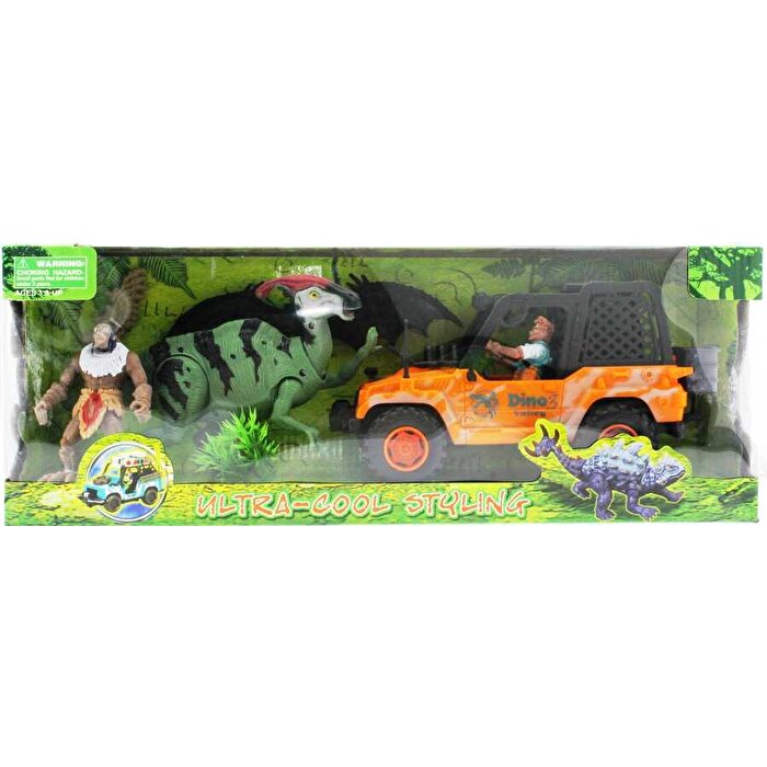 Dinozor Avcısı Jeepli Oyun Seti  D124-58