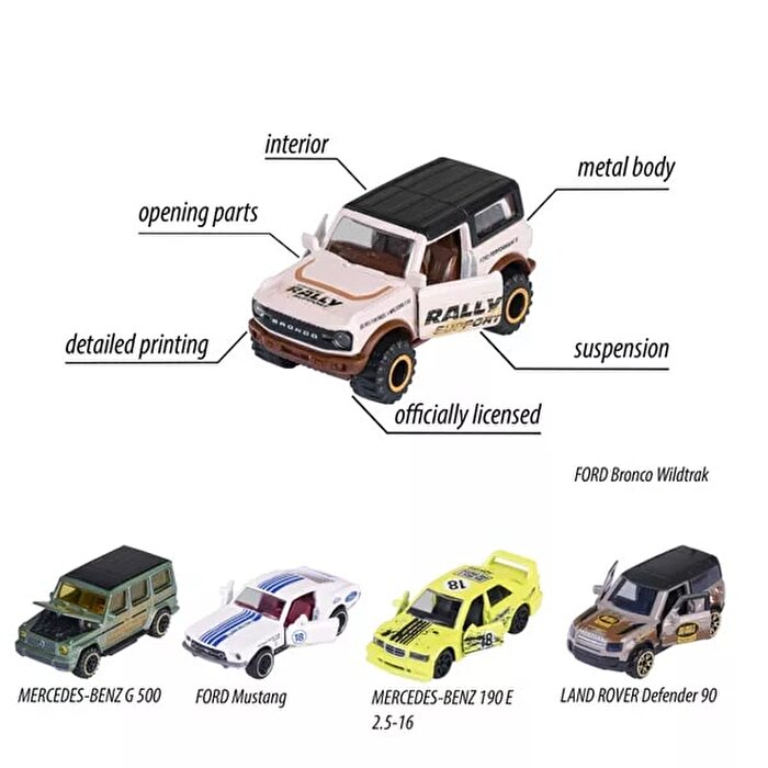 Majorette CastHeads Serisi 5'li Koleksiyon Paketi