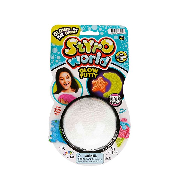 Karanlıkta Parlayan Köpük Top Beyaz