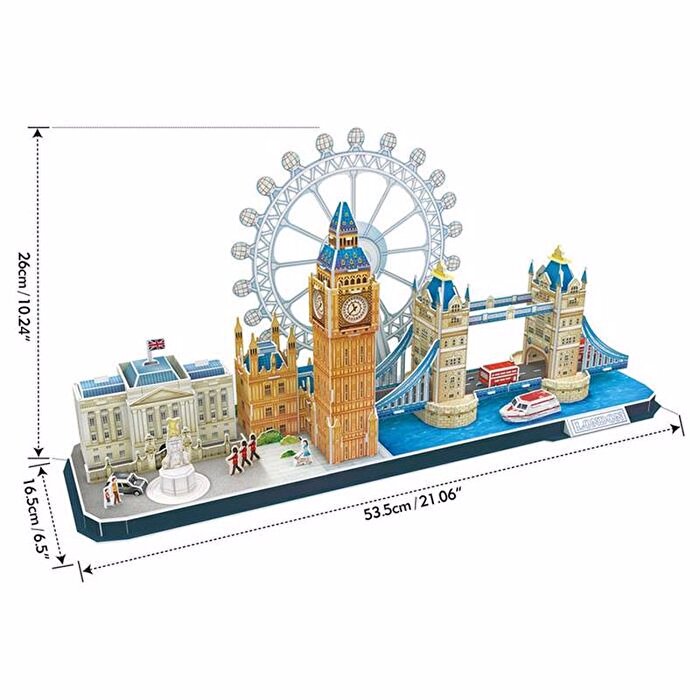 Cubic Fun London 107 Parça 3D Puzzle