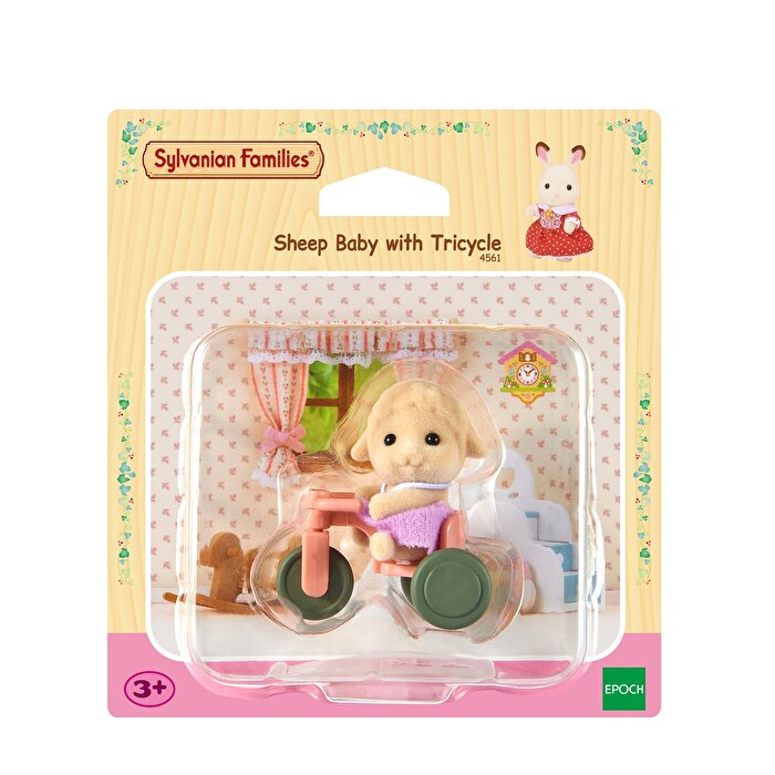 Sylvanian Families Bebek Kuzu ve Üç Tekerlekli Bisiklet 4561