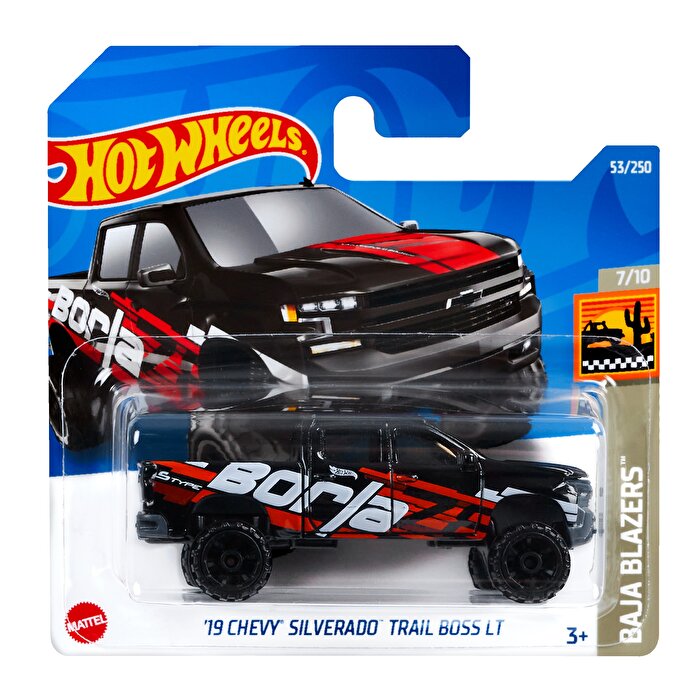 Hot Wheels Tekli Araba '19 Chevy Silverado Trail Boss LT HCT49