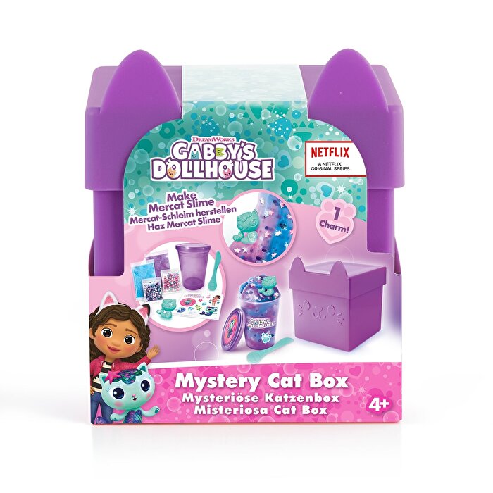 Gabby's Dollhouse Gi̇zemli̇ Kedi̇ Kutusu Make Mercat Slime