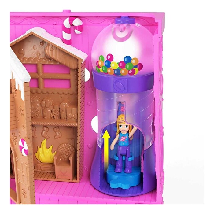 Polly Pocket Pollyville Şeker Dükkanı Oyun Seti HNB03