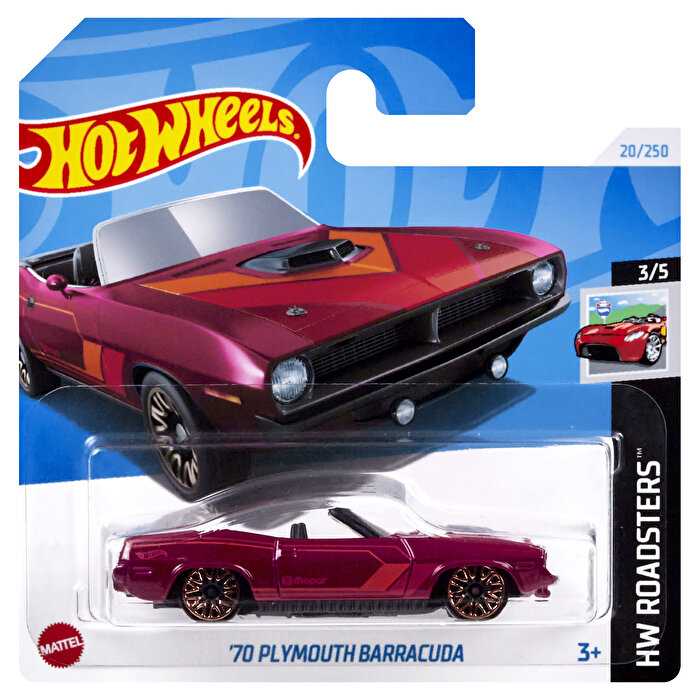 Hot Wheels Tekli Arabalar 70 Plymouth Barracuda HTC95