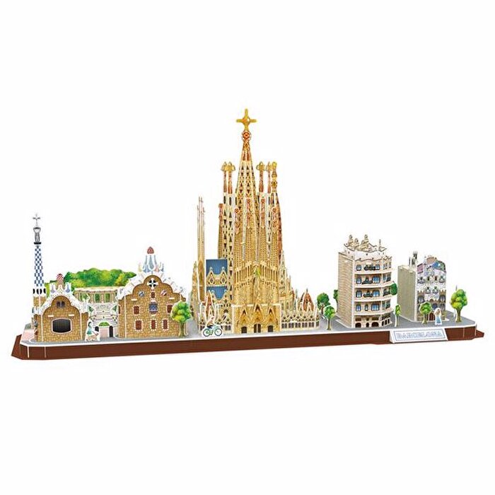 Cubic Fun Barcelona İspanya 3D Puzzle 186 Parça