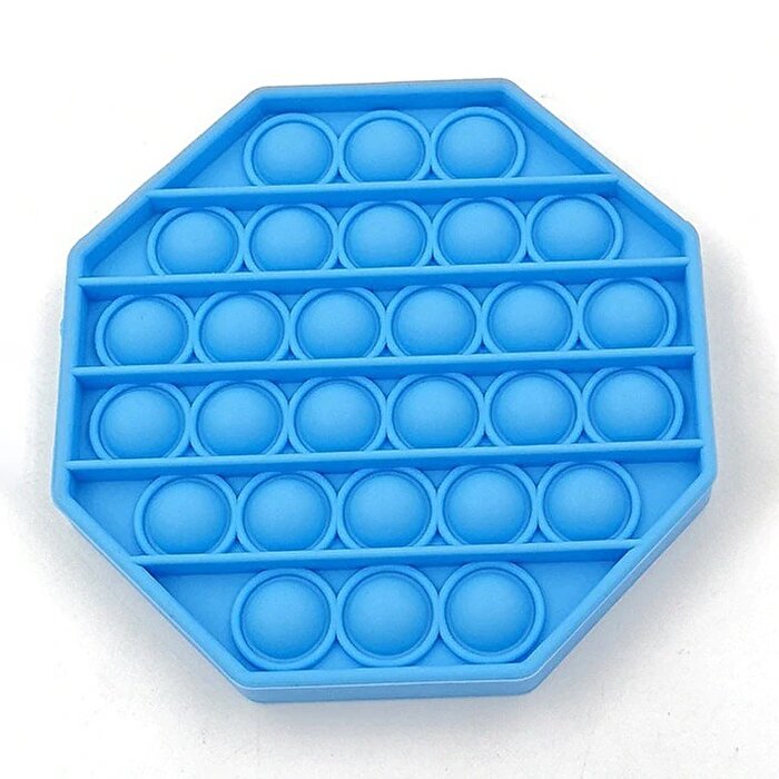 Push Bubble Sekizgen Mavi