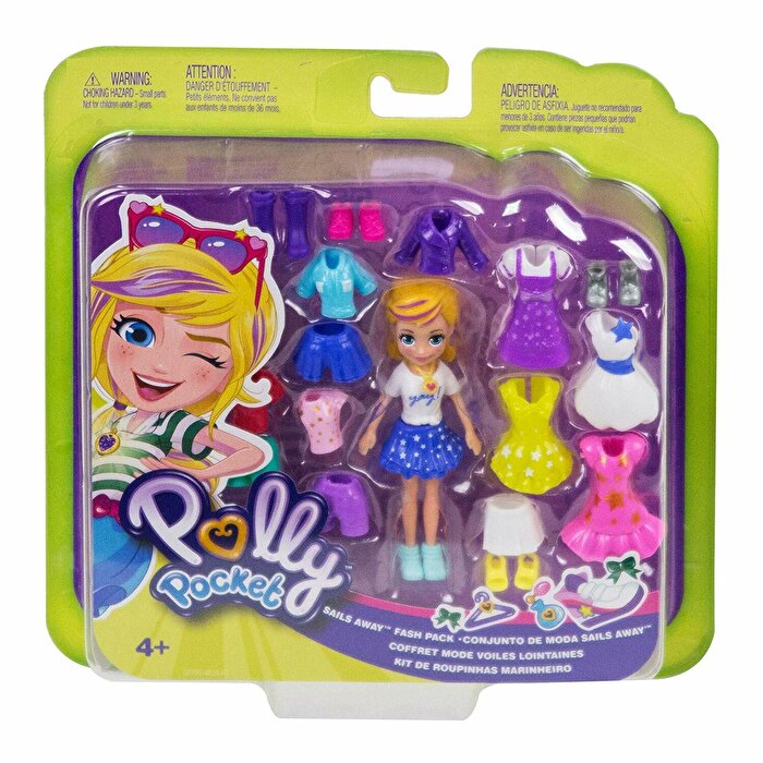 Polly Pocket ve Kıyafetleri Oyun Seti Sarışın GFT99