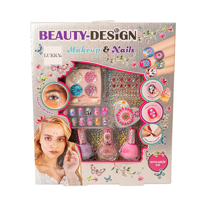 Lukky Far Paleti ve Tırnak Tasarım Seti