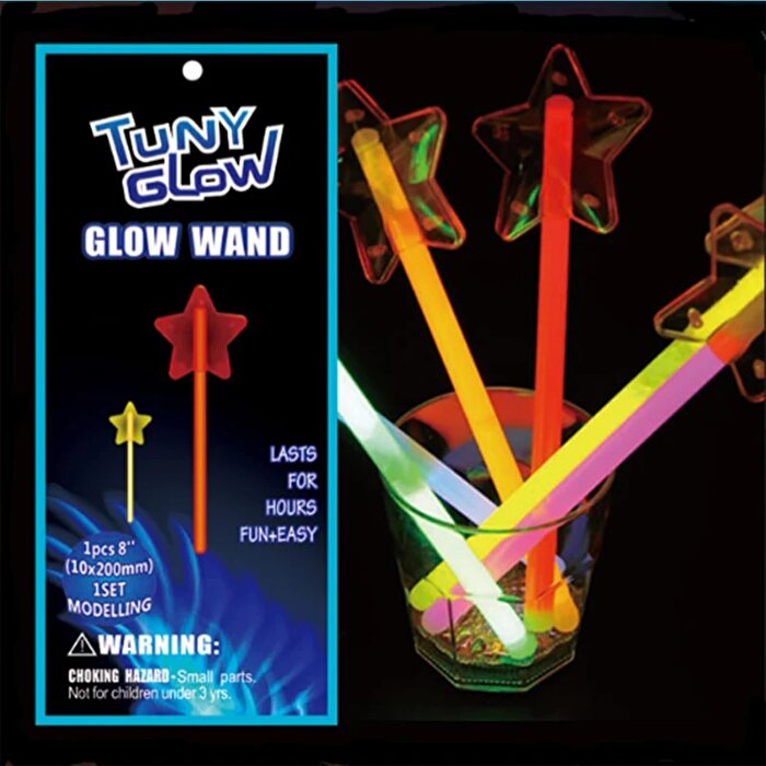 Yıldız Çubuğu Floresan Led Glow Değnek