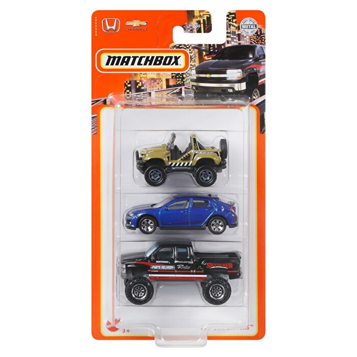 Matchbox Üçlü Araba Seti GWF76