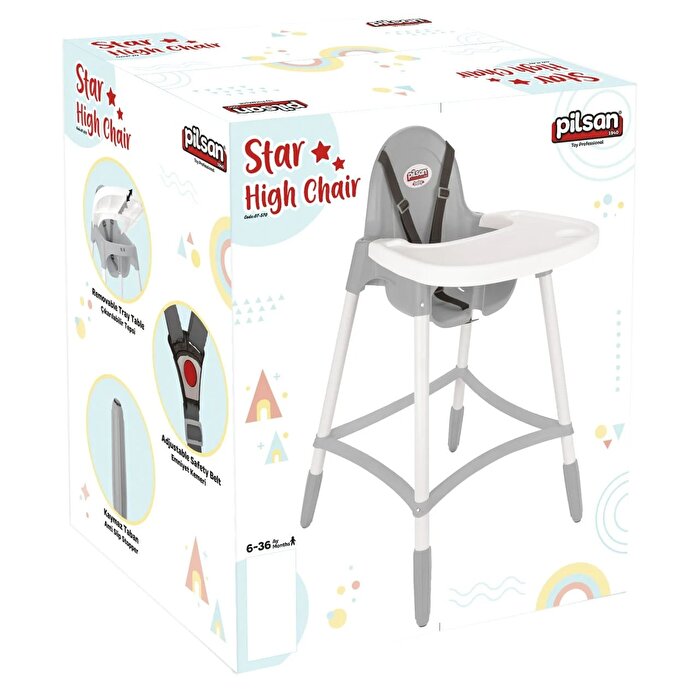 Pilsan Star Mama Sandalyesi Kırmızı