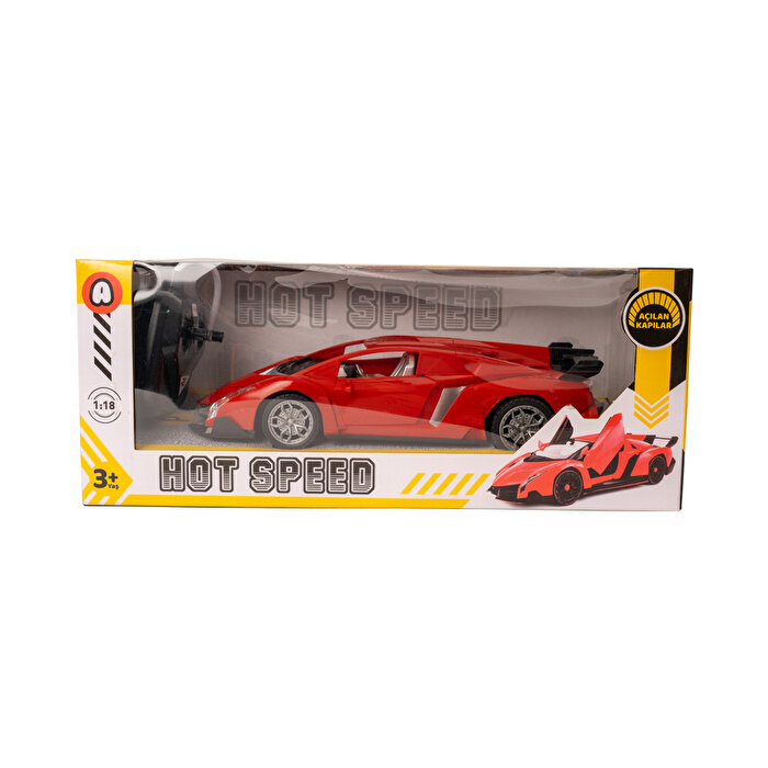 1:18 Full Fonksiyon Uzaktan Kumandalı Araba Kırmızı