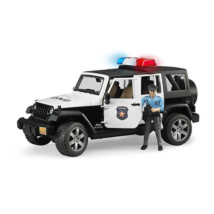Bruder Jeep Wrangler U.R Polis Aracı Ve Memur - BR02526