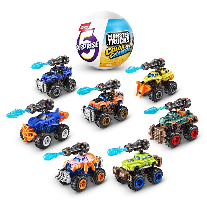 Mini Brands Monster Trucks Color Change S3 Sürpriz Paket