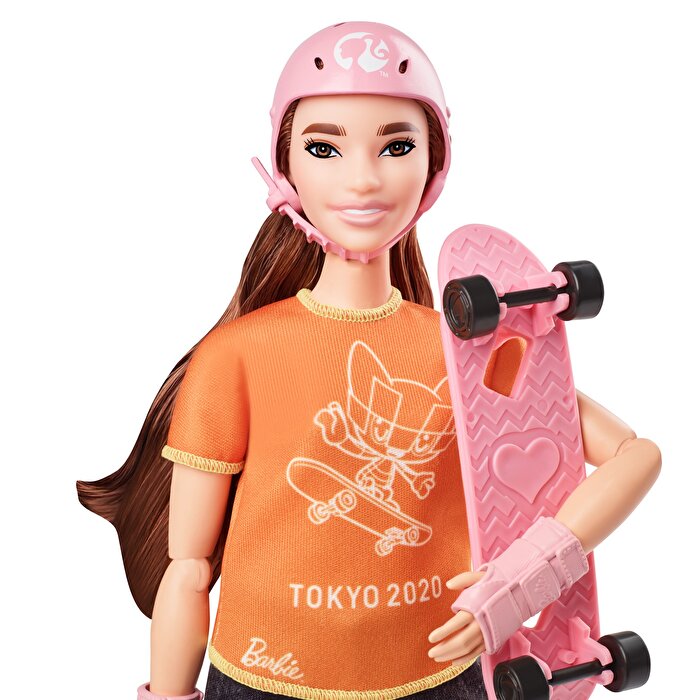 Barbie Olimpiyat Bebekleri Skateboarding GJL78