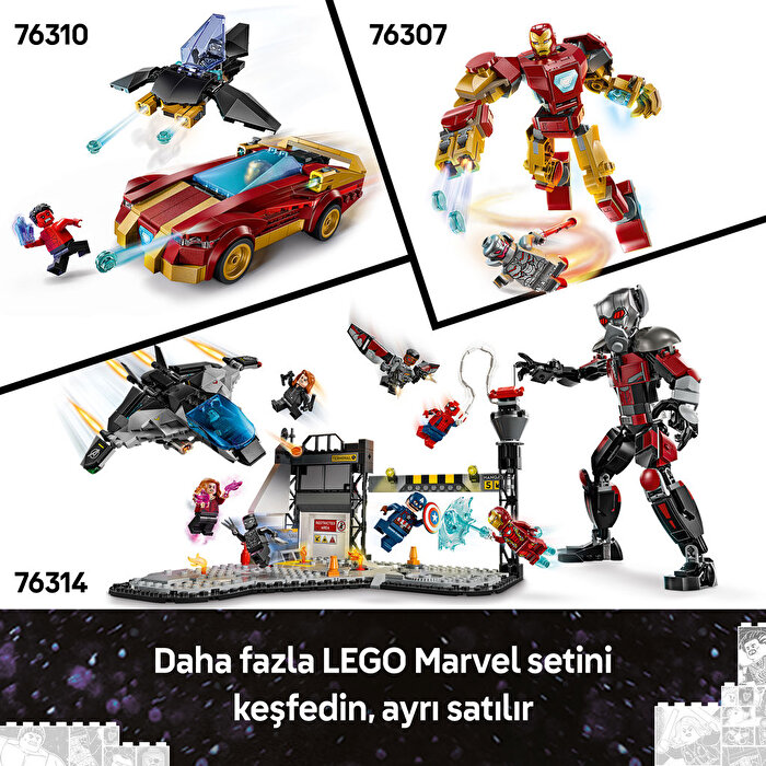 LEGO MARVEL Logosu ve Mini Figürleri 76313