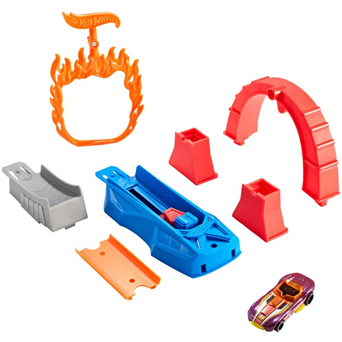 Hot Wheels Akrobasi Atlayışı Yarış Seti Ateş Çemberi FTH81