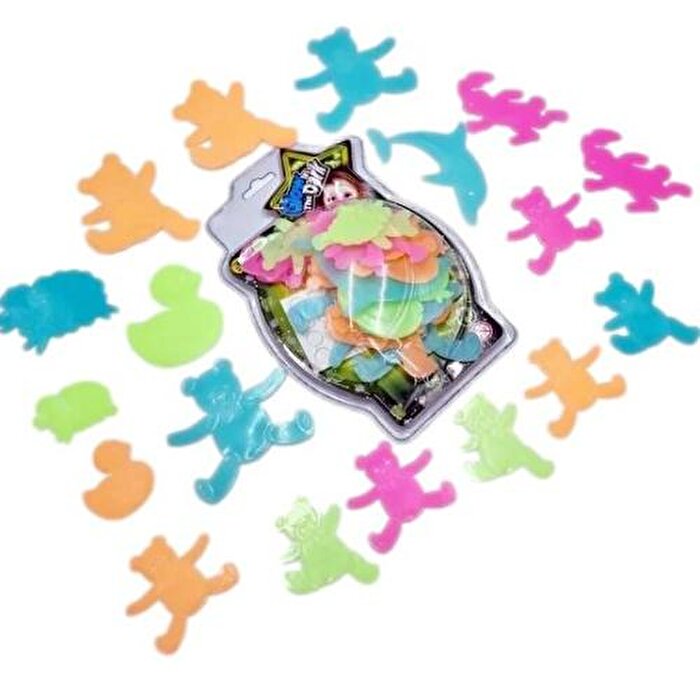 Karanlıkta Parlayan Floresan Duvar Çıkartmaları