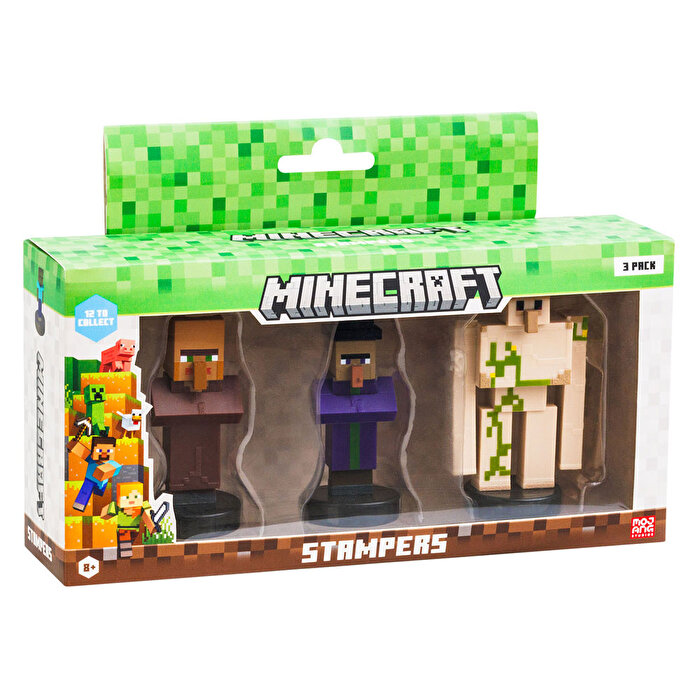 Minecraft 3D Figür Stamper 3'lü Set 2