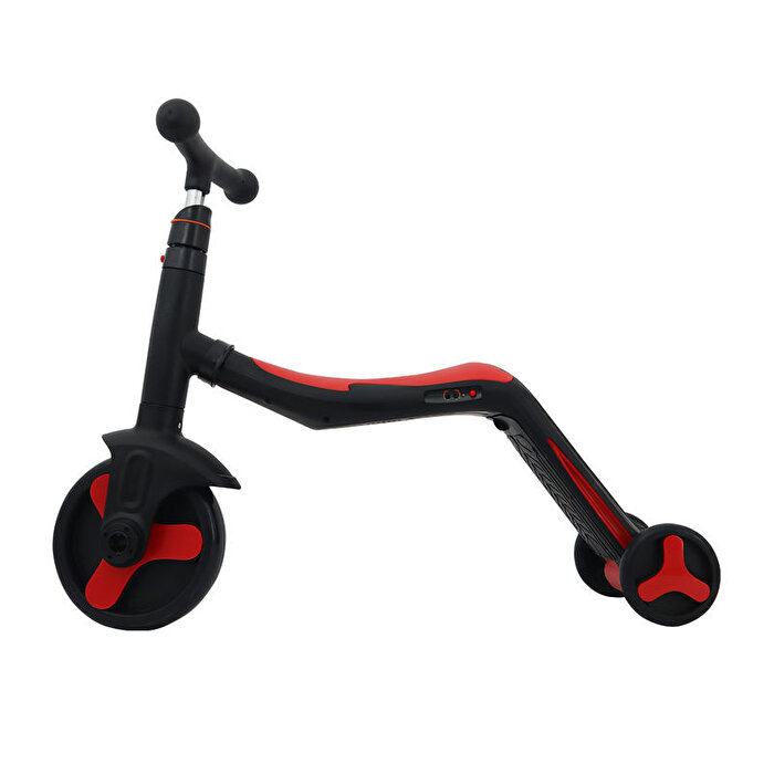 Hattrick Pedallı Scooter Kırmızı Siyah SCS160