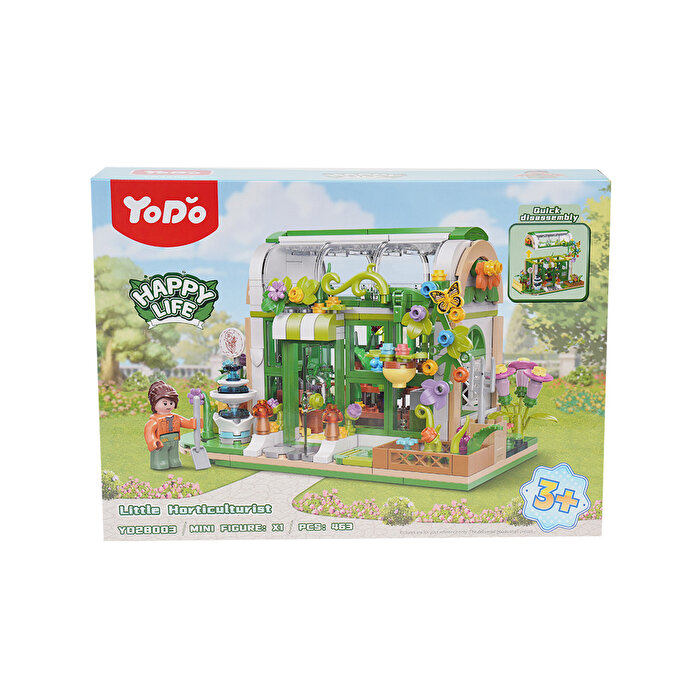 Mega Blok Çiçek Bahçe Tasarımı 463 Parça