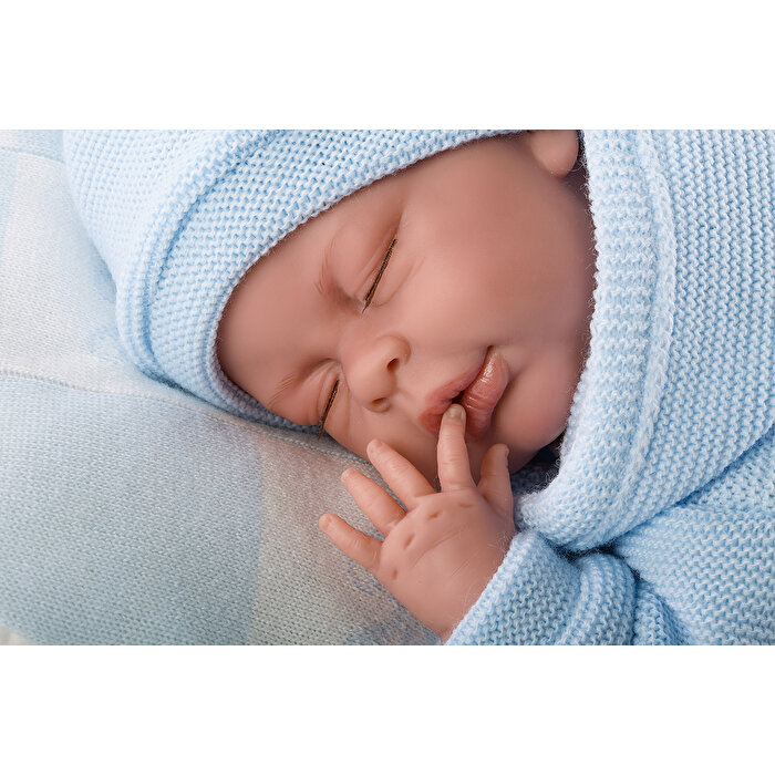 Llorens Mimo Lloron Durmiente Azul Sesli 40 Cm