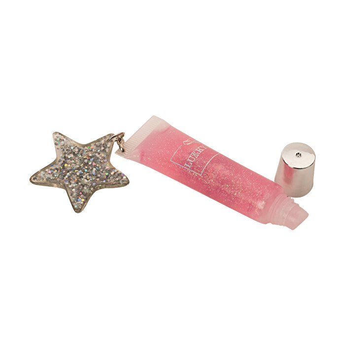 Lukky Simli Çilek Aromalı Lila Dudak Parlatıcısı