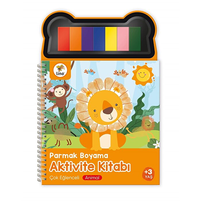 Lino Parmak Boyama Aktivite Kitabı Animal