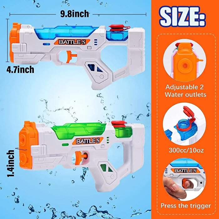 Water Warfare İki Atış Modlu Su Tabancası